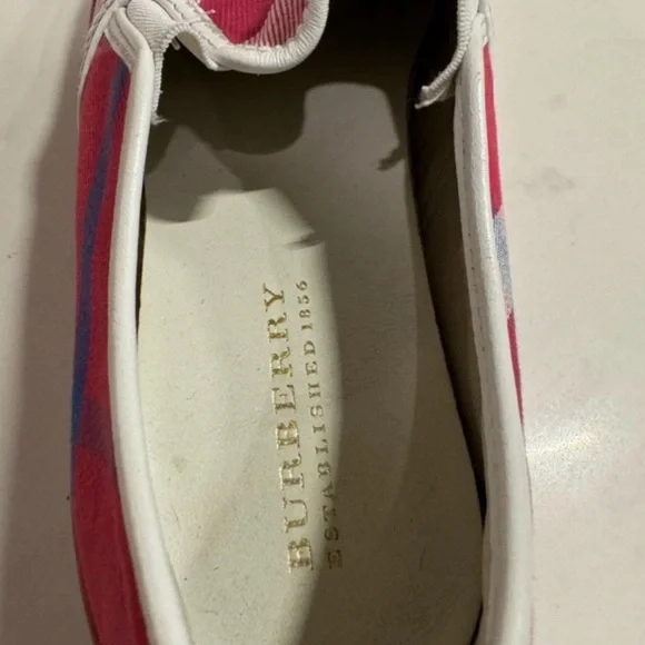 Burberry Nova Check Women’s Sneakers Plaid Slip on Shoes Size EU 41 Sz 9.5 - Picture 5 of 5